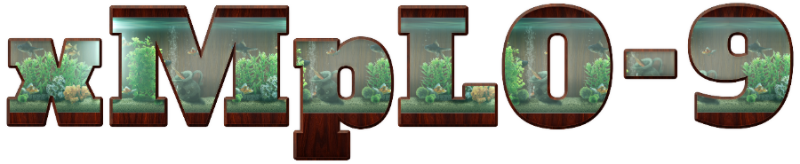 Aquarium 3D Graphic Text v01