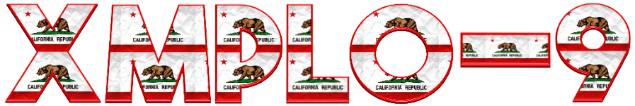 California 3D Graphic Text v01