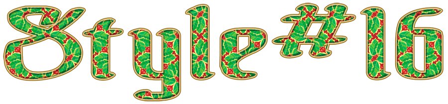 Christmas 3D Graphic Text v16