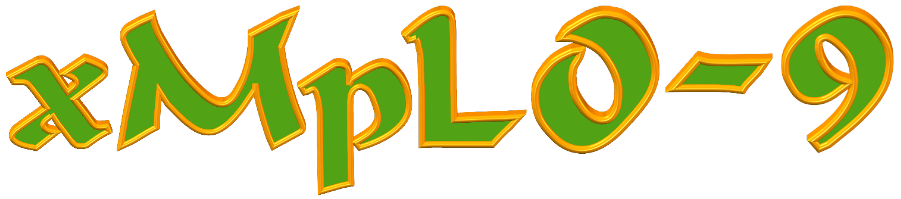 Green Orange 3D Graphic Text v01