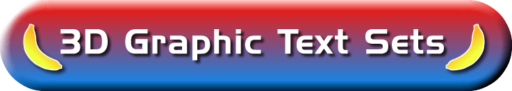 3D Graphic Text Sets